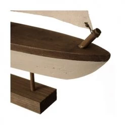 Wadiga Statuettes Et Figurines Bateau à Voiles Décoratif Bois -Vases Soldes bateau a voiles decoratif bois 2
