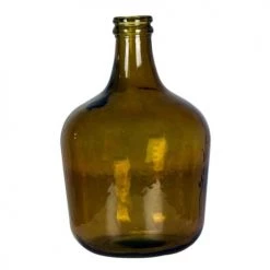 Maison Tilleul Vases Bonbonne Dame Jeanne 12L Marron