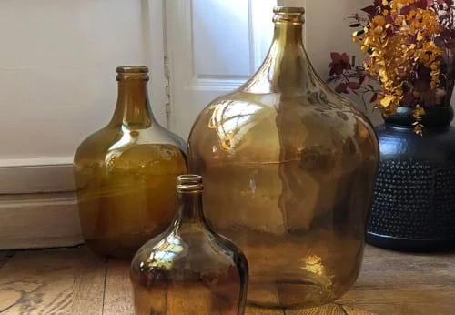 Maison Tilleul Vases Bonbonne Dame Jeanne 12L Marron 6 Maison Tilleul Vases Bonbonne Dame Jeanne 12L Marron – Image 4