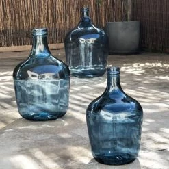 Maison Tilleul Vases Bonbonne Dame Jeanne 34L Bleu -Vases Soldes bonbonne dame jeanne 34l bleu 2