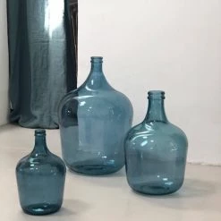 Maison Tilleul Vases Bonbonne Dame Jeanne 34L Bleu -Vases Soldes bonbonne dame jeanne 34l bleu 4