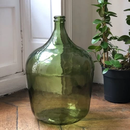 Maison Tilleul Vases Bonbonne Dame Jeanne 34L Vert 4 Maison Tilleul Vases Bonbonne Dame Jeanne 34L Vert – Image 2