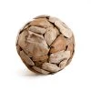 MACABANE Statuettes Et Figurines Boule Déco Bois Nature -Vases Soldes boule deco bois nature