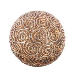 Ixia Statuettes Et Figurines Boule Décorative En Résine Argentée D10cm -Vases Soldes boule decorative en resine argentee d10cm 28