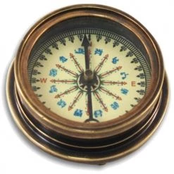 Signes Grimalt Statuettes Et Figurines Boussole En Laiton Ornementale D5,5cm