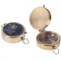 Signes Grimalt Statuettes Et Figurines Boussole Noire En Laiton -Vases Soldes boussole noire en laiton 1