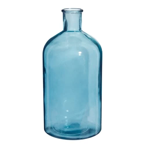 Maisons Du Monde Vases Bouteille Déco H.28cm En Verre 3 Maisons Du Monde Vases Bouteille Déco H.28cm En Verre