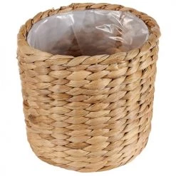 Beliani Vases Cache-pot D'intérieur En Bois Solide Beige H17 19 24 -Vases Soldes cache pot d interieur en bois solide beige h17 19 24 5