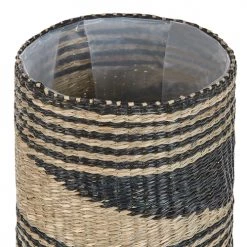 Beliani Vases Cache-pot D'intérieur En Bois Solide Beige H32 28 24 -Vases Soldes cache pot d interieur en bois solide beige h32 28 24 5