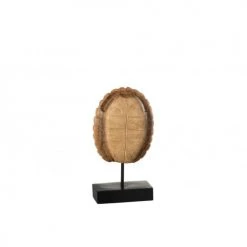 LANADECO Statuettes Et Figurines Carapace De Tortue Sur Pied Résine Marron H30cm -Vases Soldes carapace de tortue sur pied resine marron h30cm 3