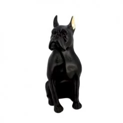 Pirouette Paris Statuettes Et Figurines Chien Noir En Résine 23cm