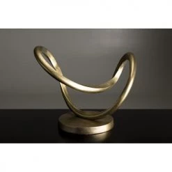 MACABANE Statuettes Et Figurines Décoration Aluminium Doré -Vases Soldes decoration aluminium dore 3