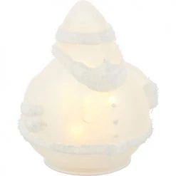 Sirius Statuettes Et Figurines Décoration Santa En Verre Blanc