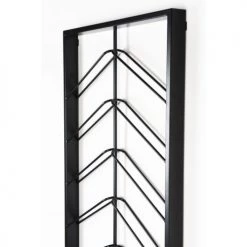 MACABANE Statuettes Et Figurines Etagère Range-bouteilles Vin 8 Niveaux 16 Bouteilles Métal Noir -Vases Soldes etagere range bouteilles vin 8 niveaux 16 bouteilles metal noir 4