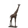 LANADECO Statuettes Et Figurines Girafe Résine Marron H73cm -Vases Soldes girafe resine marron h73cm