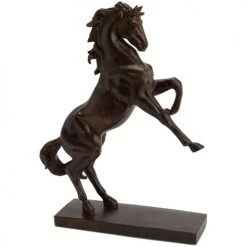 Amadeus Statuettes Et Figurines Grand Cheval Décoratif Sur Socle