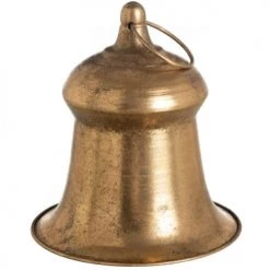 Ixia Statuettes Et Figurines Grande Cloche De Décoration En Métal Or