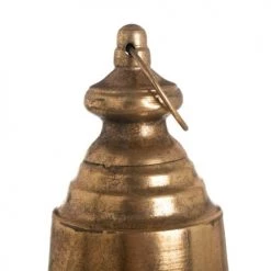 Ixia Statuettes Et Figurines Grande Cloche De Décoration En Métal Or -Vases Soldes grande cloche de decoration en metal or 6
