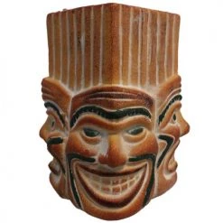 Carla World Vases Jarre Déco 4 Visages Expressions Variées H10,5cm -Vases Soldes jarre deco 4 visages expressions variees h10 5cm 1