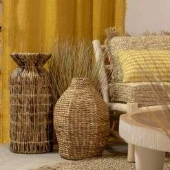Now’s Home Vases Jarre En Fibre D'abaca H60cm -Vases Soldes jarre en fibre d abaca h60cm 3