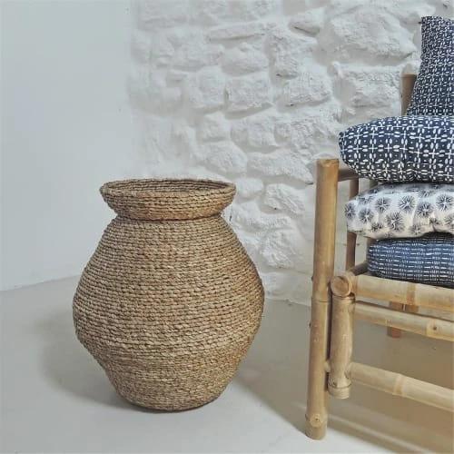 Casatera Vases Jarre En Mendong Naturel Marron 7 Casatera Vases Jarre En Mendong Naturel Marron – Image 5