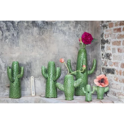 Serax Lot De 2 Vases Cactus Mini Porcelaine Verte 4 Serax Lot De 2 Vases Cactus Mini Porcelaine Verte – Image 2