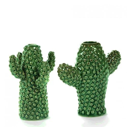 Serax Lot De 2 Vases Cactus Mini Porcelaine Verte 3 Serax Lot De 2 Vases Cactus Mini Porcelaine Verte