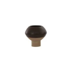 OYOY Living Design Vases Mini Vase Marron En Grès Ø13x12cm -Vases Soldes mini vase marron en gres oe13x12cm 4