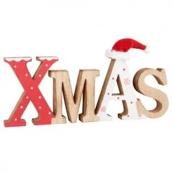 Maisons Du Monde Décorations à Poser De Noël Mot Déco Noël Multicolore