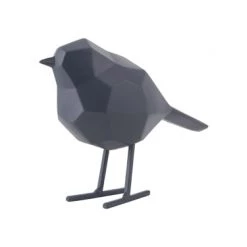 Pt Living Statuettes Et Figurines Oiseau En Résine Mat Origami 17cm Bleu