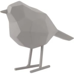 Pt Living Statuettes Et Figurines Oiseau En Résine Mat Origami 17cm Bleu -Vases Soldes oiseau en resine mat origami 17cm gris 1