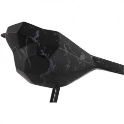 Pt' Statuettes Et Figurines Oiseau En Résine Noir Effet Marbre Origami Petit Modèle -Vases Soldes oiseau en resine noir effet marbre origami petit modele 3