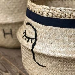 Pirouette Paris Statuettes Et Figurines Panier Cache-pot En Jonc De Mer D30 X H10 -Vases Soldes panier cache pot en jonc de mer d30 x h10 9