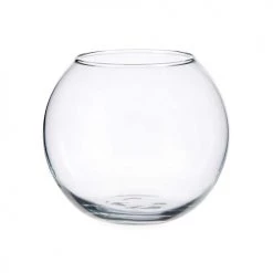 Wadiga Vases Petit Vase Boule En Verre - Diamètre 12cm
