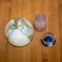 Now’s Home Vases Pot En Verre Soufflé Rose Poudré H12 -Vases Soldes pot en verre souffle rose poudre h12 2