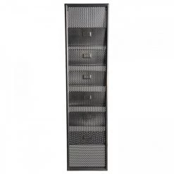 MACABANE Statuettes Et Figurines Range Magazines 6 Niveaux Métal Noir -Vases Soldes range magazines 6 niveaux metal noir 2