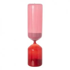 Maisons Du Monde Sabliers Sablier En Verre Rose Et Orange H25