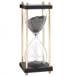 Maisons Du Monde Sabliers Sablier En Verre Sur Base Noire