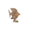 Dijk Statuettes Et Figurines Sculpture Poisson En Teck H75 Cm -Vases Soldes sculpture poisson en teck h75 cm
