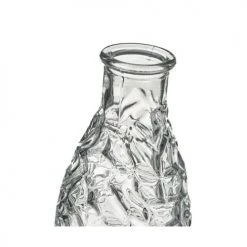 Wadiga Set De 3 Vases En Verre - 6.8x6.8x14cm -Vases Soldes set de 3 vases en verre 6 8x6 8x14cm 2
