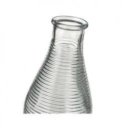 Wadiga Set De 3 Vases En Verre - 6.8x6.8x14cm -Vases Soldes set de 3 vases en verre 6 8x6 8x14cm 3