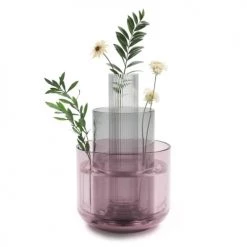Umbra Set De 3 Vases Layla Verre Multicolore -Vases Soldes set de 3 vases layla verre multicolore 5