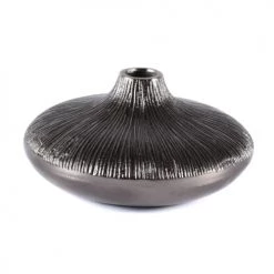 Zago Vases Soliflore En Métal Noir D25cm -Vases Soldes soliflore en metal noir d25cm 2