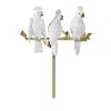 Maisons Du Monde Bustes Et Statues Statue 3 Perroquets Sur Branche Blanche Et Doré Mat H50 -Vases Soldes statue 3 perroquets sur branche blanche et dore mat h50 1000 6 34 209667 2