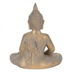 ECD Germany Statuettes Et Figurines Statue Bouddha Polyrésine Bronze 40 X 24 X 48 Cm -Vases Soldes statue bouddha polyresine bronze 40 x 24 x 48 cm 1
