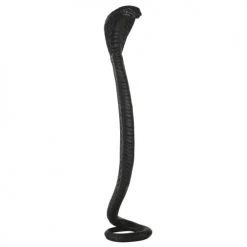 Maisons Du Monde Objets Déco De Jardin Statue Cobra En Résine Noire H149