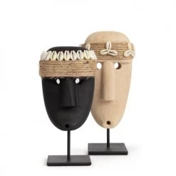 Bazar Bizar Statuettes Et Figurines Statue En Grès Sur Socle Métallique -Vases Soldes statue en gres sur socle metallique 21