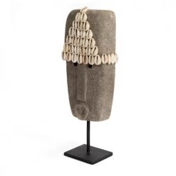 Bazar Bizar Statuettes Et Figurines Statue En Grès Sur Une Base En Métal -Vases Soldes statue en gres sur une base en metal 14