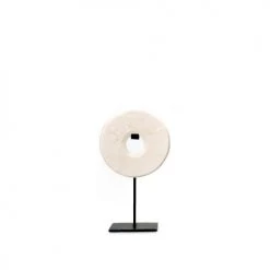 Bazar Bizar Statuettes Et Figurines Statue En Marbre Blanc Sur Une Petite Base En Métal