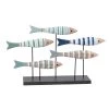 Maisons Du Monde Statuettes Et Figurines Statue Poissons Multicolores L35 -Vases Soldes statue poissons multicolores l35 1000 12 21 205185 1